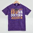 Doctor Of Education EdD Graduation ED Diva Mineral Wash Tshirts Mineral Purple