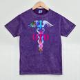 Doctor Of Occupational Therapy OTD Caduceus Graduation Mineral Wash Tshirts Mineral Purple