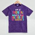 Doctorate Degree PhD Graduation PsyD Woman EdD Psychology Mineral Wash Tshirts Mineral Purple