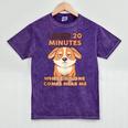Dog Introvert I Need 20 Minutes Where No One Comes Mineral Wash Tshirts Mineral Purple