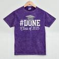 Done Class Of 2025 Graduation For Her Him Grad Seniors 2025 Mineral Wash Tshirts Mineral Purple