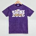 Done Class Of 2026 Graduation 2026 Senior Graduate School Mineral Wash Tshirts Mineral Purple