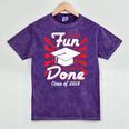 Im Done Graduating Class Of 2019 School Graduation T Shirt Mineral Wash Tshirts Mineral Purple