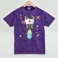 Donkey Nurse RN ER Nursing School Graduation Mineral Wash Tshirts Mineral Purple