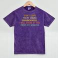 Don't Come To My House Unannounced Introvert Introverted Mineral Wash Tshirts Mineral Purple