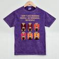 I Dont Like Morning People Introvert Coffee Lover Antisocial Premium Mineral Wash Tshirts Mineral Purple