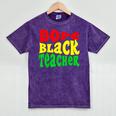 Dope Teacher African American Graduation History Month Mineral Wash Tshirts Mineral Purple