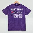 DVM Veterinarian Graduation Doctor Veterinary Medicine Mineral Wash Tshirts Mineral Purple