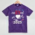 Earned It Nurse Graduation 2025 Nursing Grad Student RN LPN Mineral Wash Tshirts Mineral Purple