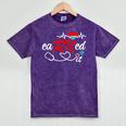 Earned It RN Nurse Graduation RN & LPN Nursing Mineral Wash Tshirts Mineral Purple