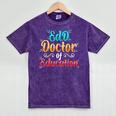 EdD Doctor Of Education Inspiring Doctorate Graduation Mineral Wash Tshirts Mineral Purple