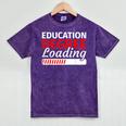 Education Major Shirts Teaching Degree Loading Graduation Mineral Wash Tshirts Mineral Purple