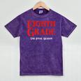 Eighth Grade Final Season Graduation Parody Mineral Wash Tshirts Mineral Purple
