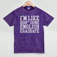 English Major Graduation Shirt I'm Like 2018 Done Mineral Wash Tshirts Mineral Purple