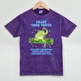 Enjoy Adulthood Comes With Bills Nostalgia Regret Mineral Wash Tshirts Mineral Purple
