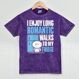 I Enjoy Long Romantic Walks To My Fridge Introvert Mineral Wash Tshirts Mineral Purple I Enjoy Long Romantic Walks To My Fridge Introvert Mineral Wash Tshirts Mineral Purple