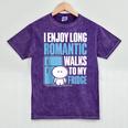 I Enjoy Long Romantic Walks To My Fridge Introvert Mineral Wash Tshirts Mineral Purple I Enjoy Long Romantic Walks To My Fridge Introvert Mineral Wash Tshirts Mineral Purple