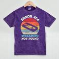 Error 404 Streaming Not Found Nostalgia VHS Retro Tape Mineral Wash Tshirts Mineral Purple