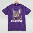 Ew People Cat Tabby Cat Antisocial Grumpy Introvert Mineral Wash Tshirts Mineral Purple Ew People Cat Tabby Cat Antisocial Grumpy Introvert Mineral Wash Tshirts Mineral Purple