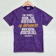Ew People Definition Introvert Quote Anti Social Vibes Premium Tri-Blend Mineral Wash Tshirts Mineral Purple