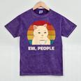 Ew People Introvert Cat Lover Crazy Colorful Cat Lady Mineral Wash Tshirts Mineral Purple Ew People Introvert Cat Lover Crazy Colorful Cat Lady Mineral Wash Tshirts Mineral Purple