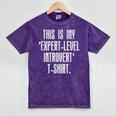 This Is My 'Expert-Level Introvert' Anti Social Sarcastic Mineral Wash Tshirts Mineral Purple This Is My 'Expert-Level Introvert' Anti Social Sarcastic Mineral Wash Tshirts Mineral Purple