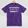 Extroverts Scare Me Introvert Antisocial Joke INFJ Pun Mineral Wash Tshirts Mineral Purple Extroverts Scare Me Introvert Antisocial Joke INFJ Pun Mineral Wash Tshirts Mineral Purple