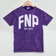 Family Nurse Practitioner FNP Graduation 2019 Mineral Wash Tshirts Mineral Purple