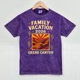 Family Vacation Grand Canyon 2026 Nostalgia Mineral Wash Tshirts Mineral Purple