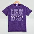 Famous 80's Nostalgia Spanish Rock Premium Tri-Blend Mineral Wash Tshirts Mineral Purple