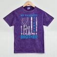 My Favorite Airman Calls Me Brother Airman Graduation Premium Tri-Blend Mineral Wash Tshirts Mineral Purple