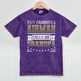 My Favorite Airman Calls Me Grandpa Airman Graduation Premium Mineral Wash Tshirts Mineral Purple