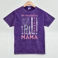 My Favorite Airman Calls Me Mama Airman Graduation Mom Mineral Wash Tshirts Mineral Purple