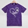 My Favorite Airman Calls Me Sister USAF Graduation Sister Mineral Wash Tshirts Mineral Purple