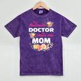 My Favorite Doctor Calls Me Mom Graduation Mineral Wash Tshirts Mineral Purple