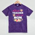 My Favorite Teacher Calls Me Mom Graduation Mineral Wash Tshirts Mineral Purple