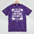 You Find It Offensive I Find It A Sarcastic Introvert Mineral Wash Tshirts Mineral Purple