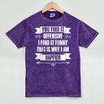 You Find It Offensive I Find It A Sarcastic Introvert Raglan Baseball Tee Mineral Wash Tshirts Mineral Purple