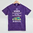 The Finest Architect For Graduation Women Mineral Wash Tshirts Mineral Purple