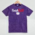 FinishEdD Doctor Of Education Graduate EdD Graduation Mineral Wash Tshirts Mineral Purple