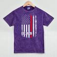 Fire Academy Survivor Firemen Fire School Graduation Mineral Wash Tshirts Mineral Purple