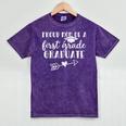 First Grade Graduation Mom Shirt Proud Mom First Grader Mineral Wash Tshirts Mineral Purple