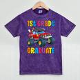 First Grade Graduation Monster Truck 1st Grade Graduate Mineral Wash Tshirts Mineral Purple