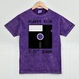 Floppy Disk Computer Nostalgia Fun PC Enthusiast History Mineral Wash Tshirts Mineral Purple