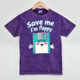 Floppy Disk Retro Tech Nostalgia Old School Computing Humor Mineral Wash Tshirts Mineral Purple Floppy Disk Retro Tech Nostalgia Old School Computing Humor Mineral Wash Tshirts Mineral Purple