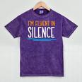 Im Fluent In Silence Introvert Mineral Wash Tshirts Mineral Purple Im Fluent In Silence Introvert Mineral Wash Tshirts Mineral Purple