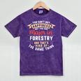 Forestry Major Student Shirt Graduation College Mineral Wash Tshirts Mineral Purple