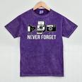 Never Forget Retro Camera Photography Nostalgia Mineral Wash Tshirts Mineral Purple
