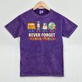 Never Forget Retro Cassette VHS Floppy CD Nostalgia Humor Mineral Wash Tshirts Mineral Purple Never Forget Retro Cassette VHS Floppy CD Nostalgia Humor Mineral Wash Tshirts Mineral Purple