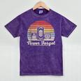 Never Forget Retro Nostalgia Vintage Cassette Mineral Wash Tshirts Mineral Purple